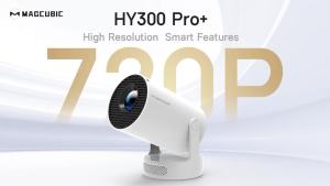 Magcubic HY300 Pro + Projector HiFi 4K Android 11 280ANSImusic and video H713 BT5.0 1080P 1280*720P Outdoor Video Home Theater Projector