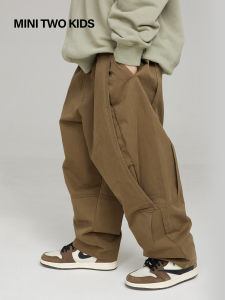 MT Original Childrens Clothing Japanese Style Boys Casual Pants Spring Autumn Designer Trendy Workwear Long Trousers