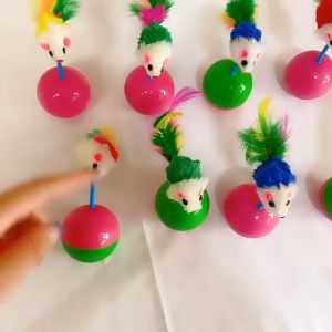 Mainan Bola Tikus Goyang Mainan Hewan Kucing Pet Toys