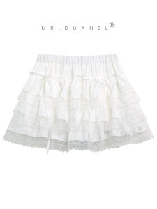 Váy Ngắn Ren Trắng Thắt Nút Bướm Váy Ngắn Quần Váy Nửa Thân Váy Ngắn Cỡ Nhỏ Váy Ngắn Thắt Nút Bướm Váy Ngắn Váy Ngắn