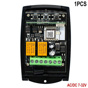 Zigbee 2 Channels Smart Garage Door Receiver Remote Control Relay Switch Opener Module Work With Alexa Google Home