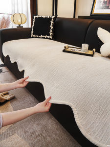 Anti-Slip Sofa Cushion Modern Simple Style Three-Seater Sofa Pad Four Seasons Universal Irregular Shape Snail Velvet Material