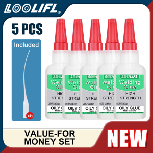 LOOLIFL 20/50g Super Welding Glue Universal High Strength Oily Adhesive Glue For Plastic Wood Ceramics Metal Soldering Agent