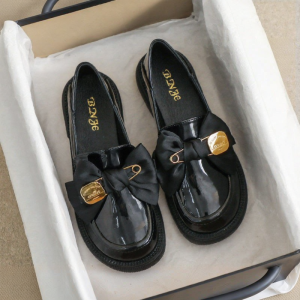 MIFEI | Wide Toe Flat Loafer Shoes