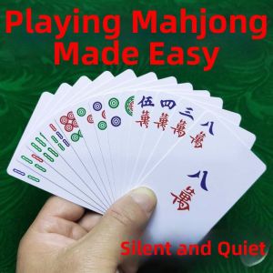 MINGRENBANG | Plastic Waterproof Mini Mahjong Set