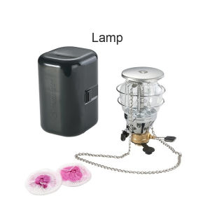 Camingmoon Portable Glass Cover Outdoor Camping Lantern Tent Lamp Outdoor Light Gas Lamp