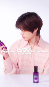 KUNDAL Ultra Hair Serum Baby Powder | White Musk | Pink Grapefruit | Acacia Moringa | Cherry Blossom 100ml