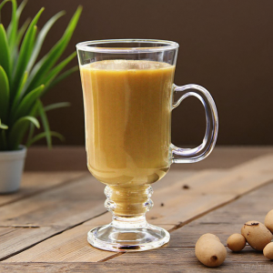 แก้วน้ำคริสตัล 2025 ใหม่พร้อมด้ามจับ แก้วน้ำสูง แก้วชา ไม่มีฝา ดีไซน์สุดเก๋ ระดับไฮเอนด์ แก้วเบียร์ แก้วน้ำ