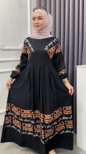 Gamis Twill Ori Dress Wanita Terbaru