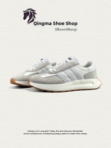Genuine Leather Running Shoes