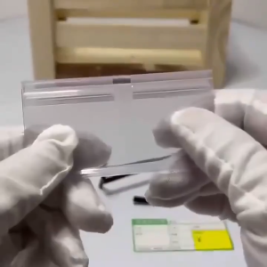 ป้ายราคา PVC 6x4 5x4cm 20/100 ชุ่มชื่น ชุ่มเข้า ฮูกเล็ก ชั้นวาง ราคาพลาสติก อุปกรณ์ร้านค้า