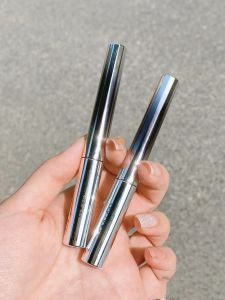 Juduo Orange Flower Small Steel Tube Waterproof Mascara Long Lasting Curling Thin Comb Brush Head Womens Makeup Eyelash Mascara