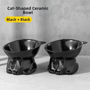 7o | Slanted Raised Pet Food Bowl Protects Cervical Health