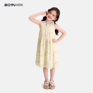 SQTN.KIDS | Lightweight Printed Children Dress