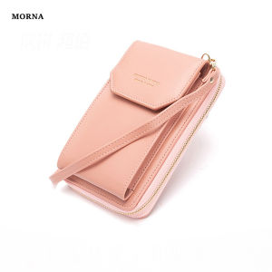 MORNA Fashion Single Shoulder Crossbody Cell Phone Bag Mini Versatile Satchel Multi Card Position Card Bag Keycase Female