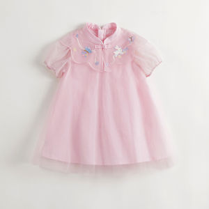 Marc&Janie | New Chinese Style Cheongsam Dress with Tulle For Summer