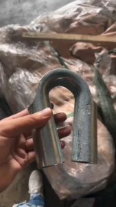 Toyu Tube Thimble Hot Dip Galvanized Steel 12-56mm (Suitable For Stainless/Sea Water Rope) For Wire Rope Sling