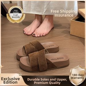 XUJIA | Stylish Thick-Sole One-Strap Slide Sandals