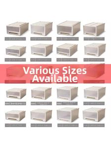 BOJIAJIAJU | Transparent Drawer Style Clothes Storage Box