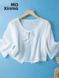 XMO | Silk Summer Cover-Up Shawl Cardigan