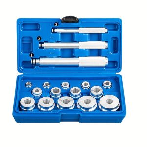 17 Cái/bộ Bộ Dụng Cụ Tháo Lắp Vòng Bi Ô Tô Bằng Nhôm Dụng Cụ Sửa Chữa Tháo Gỡ Vòng Bi Bánh Xe Bằng Nhôm Cho Kim Loại