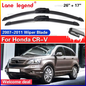 Wiper Front Wiper Blades For Honda CRV CR-V 2007-2011 3rd Generation Windscreen Auto Windshield 2008 2009 2010 26"+17"