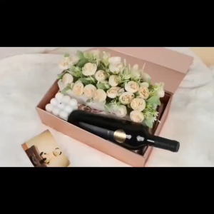 Portable Gift Box with Magnetic Closure - Flip Top Folding Hard Case for Jewelry Gifts Keepsakes