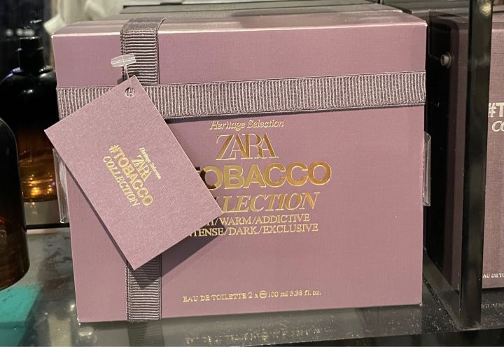Zara Man Perfume Tobacco Collection 2x100ml Warm Spicy Fragrance