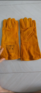Gay tay da hàn loại tốt bao tay da thợ hàn Găng tay da hàn Everest EW14