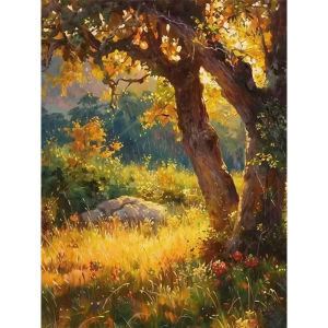 Scenic Tree Landscape Artwork Jigsaw Puzzle 500/1000/1200/2000PCS Stress Relief Puzzle Wall Art Decor Gift