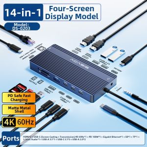 Acasis | 4K60Hz Support USB-C Docking Station Upgraded
