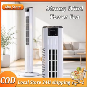 Tower Fan with Remote Control 3 Wind Speed 12H Timer Low Noise Power Saving Standing Floor Fan Portable Vertical Cooling Fan for Bedroom Living Room Home Office