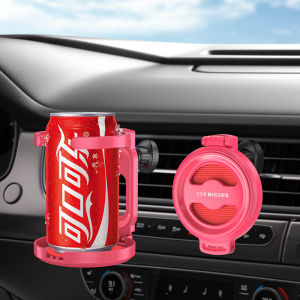 Car Air Conditioner Outlet Beverage Holder Multi-Function Tea Cup Tray Smoke Ash Tray Mounting Bracket Vehicle Cup Holder