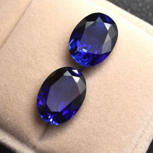 Natural Blue Sapphire Unheated Oval Faceted Gemstone AAAA+ VVS Loose Gemstone Multiple Sizes to Choose