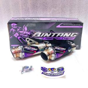 Slincer Only Type Star 1 Logo Ungu Original Bintang Powerfull Exhaust