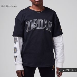 Nike | Áo Sơ Mi Tay Dài In Hình Phối Màu Form Rộng
