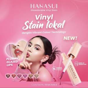 Hanasui Glazedorable Vinyl Stain / Lipstik Waterproof
