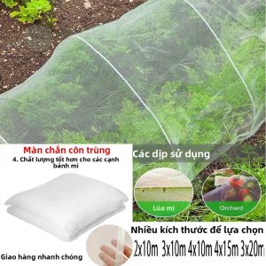 Lưới Bảo Vệ Vườn Chống Côn Trùng Cho Hoa Quả Rau Quả Lưới Chống Chim Chống Sâu Bệnh Cho Bảo Vệ Cây Trồng Trong Nhà Kính