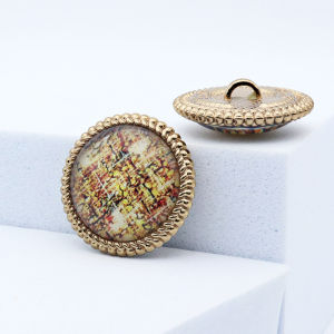 Nút Kim Loại Nghệ Thuật Van Gogh Sao Chổi Trái Đất Viền Hoa Cao Cấp Nút Trang Trí Áo Sơ Mi Váy Áo Khoác Nút Quần Áo