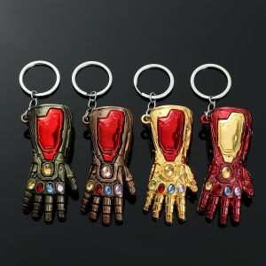 Bandai | Avengers Thanos Infinity Stones Gloves Bottle Opener KeyChain Jewelry Infinity Gauntlet Keyrings Backpack Key Holder