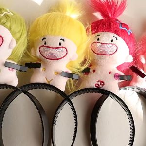 Bando Kain Karakter Boneka Ratatouille & Headband Cosplay Motif Kartun