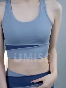 UMISO Womens Sports Bra High Impact Shockproof  Gathering Fast Drying Fitness Yoga Bra
