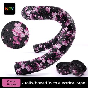 NPY  Cherry Blossom Handlebar Tape Second Generation  Road Bicycle Handlebar Tape Riding Handlebar Strap Bicycle Accessorie
