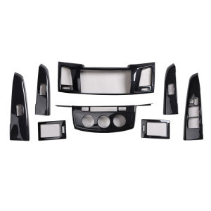 Toyota Hilux Vigo 12 13 14 Interior Modification Center Console Door Armrest Sticker Genuine Maple Wood Plastic Material