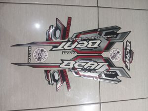 STIKER STRIPING LIS LES POLET PLAT BODY MOTOR HONDA BEAT KARBU 2008