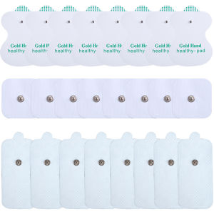 1Set Snap-on Electrode Pad Plate Combination for TENS Unit Pain Relief Muscle Stimulation - Replacement Pads Set