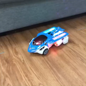 Đồ chơi ô tô biến hình thành máy bay xoay tròn 360 độ có nhạc có đèn vui nhộn cho bé