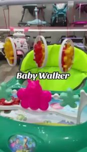Music and Toys for Baby Walker with Play Toys Learning To Walk Adjustable Height Safety Walker Baby Walkers ages 6-12 months