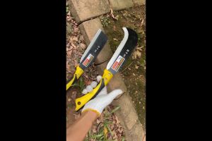 มีดทำสวน มีดตัดไม้ มีดพร้า ใบมีดเหล็กแมงกานิส ด้ามพลาสติก ABS ออกแบบตามหลักสรีรศาสตร์ กระชับมือไม่ลื่น