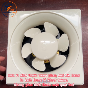 Quạt hút thông gió gắn tường GenunK giá rẻ 20x20 25x25 30x30 hút mùi nhà vệ sinh phòng bếp